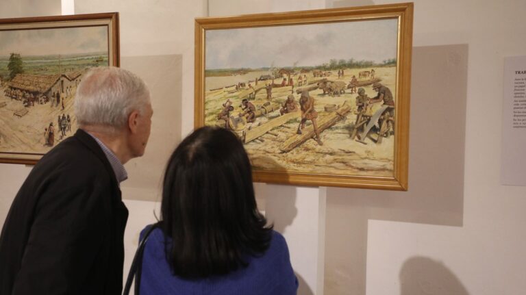 Semana Invencible: “Estampas de Santa Fe la Vieja”, con obras de Juan Arancio, se exhibe en la Casa del Brigadier