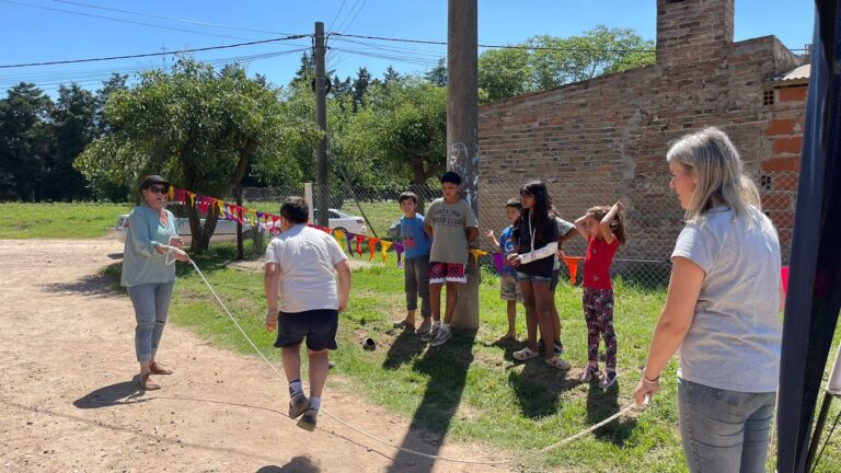 El juego como vínculo y patrimonio, en el barrio Stefano Belbo de Gálvez