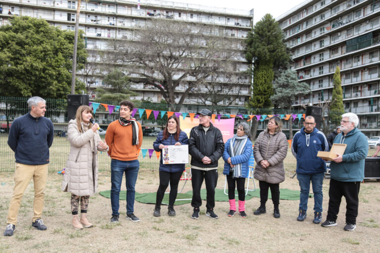 El barrio España y Hospitales se vistió de fiesta con Vereditas de mi barrio