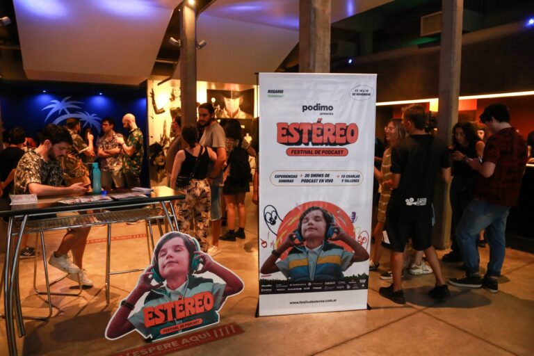 Con el apoyo de la provincia, arrancó en Rosario el Festival de Podcast “Estéreo”