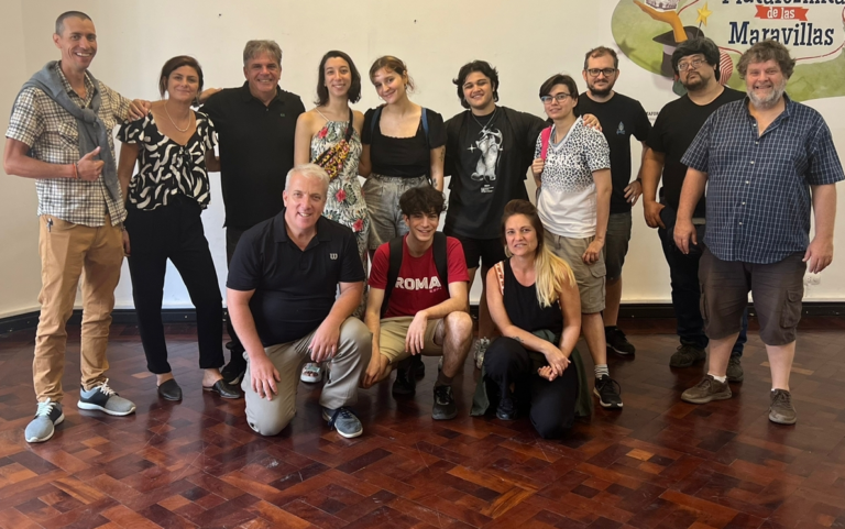 Autoridades y alumnos recorrieron los espacios donde funcionará la Escuela de Animación
