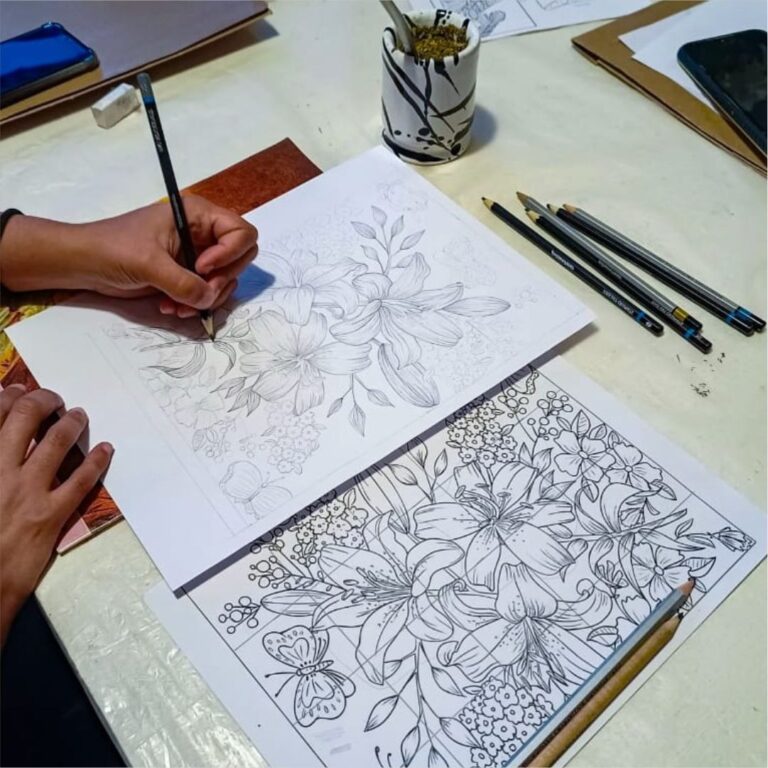 Taller de ilustración botánica en el Museo Ameghino
