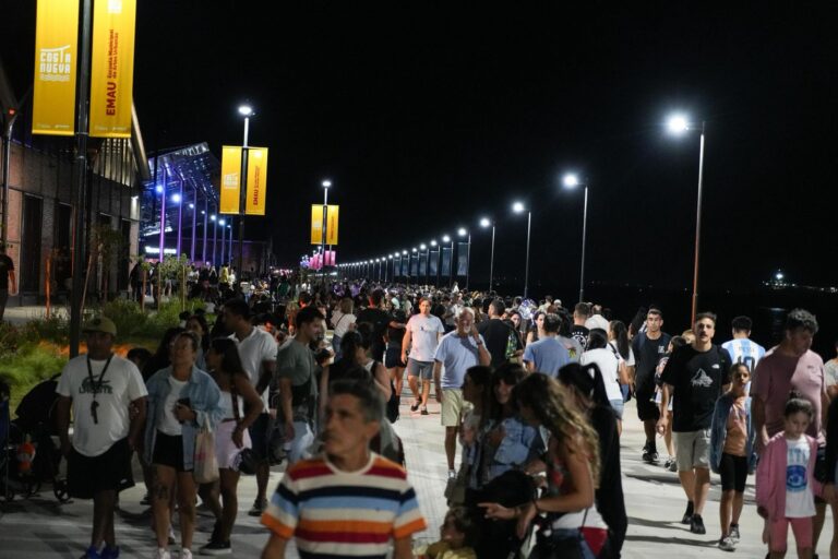 Rosario ya disfruta de la Costa Nueva, a orillas del río Paraná