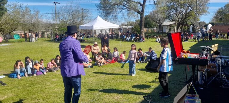 Las infancias celebraron su día en el Parque del Fuerte de Puerto Gaboto
